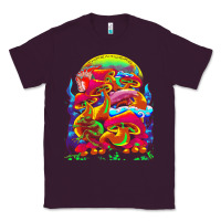Plum psychedelic t  shirt psychedelic dream t  shirt Classic Tee - linhVisuals