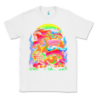 White psychedelic t  shirt psychedelic dream t  shirt Classic Tee - linhVisuals