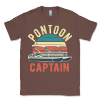 Chestnut pontoon captain vintage boating party funny gift for pontooning lover Classic Tee - linhVisuals