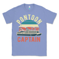 Colony Blue pontoon captain vintage boating party funny gift for pontooning lover Classic Tee - linhVisuals