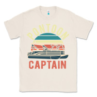 Natural pontoon captain vintage boating party funny gift for pontooning lover Classic Tee - linhVisuals