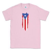 Bubblegum Pink puerto rico flag Classic Tee - linhVisuals