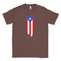 Chestnut puerto rico flag Classic Tee - linhVisuals