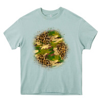 Arona camouflage and leopard patch Heavy Core Tee - BundleAndBundleShop