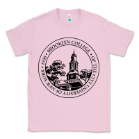 Bubblegum Pink brooklyn college seal Classic Tee - linhVisuals