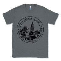 Charcoal Heather brooklyn college seal Classic Tee - linhVisuals