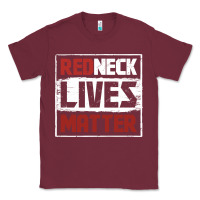 Burgundy redneck lives matter distressed Classic Tee - linhVisuals