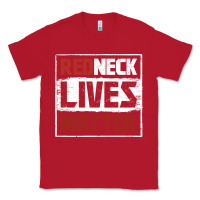 Red redneck lives matter distressed Classic Tee - linhVisuals