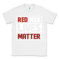 White redneck lives matter distressed Classic Tee - linhVisuals