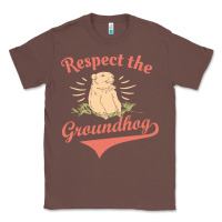 Chestnut respect the groundhog happy groundhog day vintage Classic Tee - linhVisuals