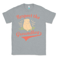 Heather Grey respect the groundhog happy groundhog day vintage Classic Tee - linhVisuals
