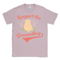 Lilac respect the groundhog happy groundhog day vintage Classic Tee - linhVisuals