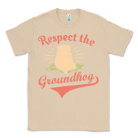 Mushroom respect the groundhog happy groundhog day vintage Classic Tee - linhVisuals