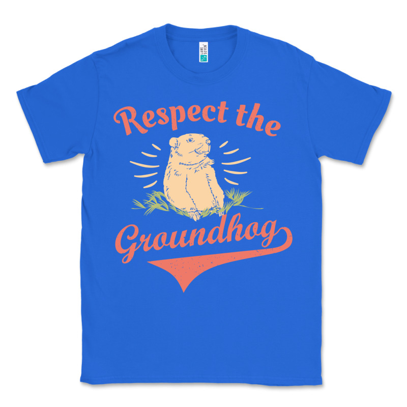 Respect The Groundhog Happy Groundhog Day Vintage Classic Tee by linhVisuals | Teevron
