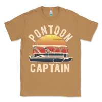 Toasted Coconut retro pontoon captain of the boat funny river cruising gift for pontoo Classic Tee - linhVisuals