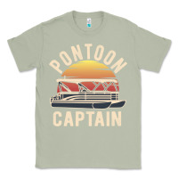 Matcha retro pontoon captain of the boat funny river cruising gift for pontoo Classic Tee - linhVisuals