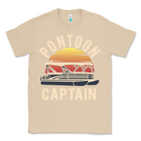 Mushroom retro pontoon captain of the boat funny river cruising gift for pontoo Classic Tee - linhVisuals