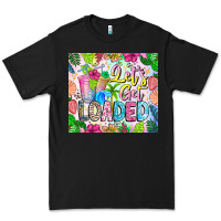 Black Lets Get Loaded Premium Tee - CowhideDigitalArt