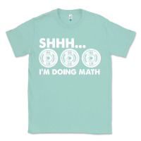 Seafoam shhh i'm doing math gym funny bodybuilding weightlifting humor quote Classic Tee - linhVisuals