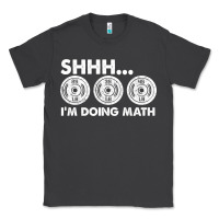 Smoke shhh i'm doing math gym funny bodybuilding weightlifting humor quote Classic Tee - linhVisuals