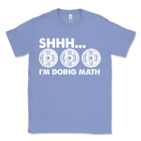 Colony Blue shhh i'm doing math gym funny bodybuilding weightlifting humor quote Classic Tee - linhVisuals