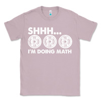 Lilac shhh i'm doing math gym funny bodybuilding weightlifting humor quote Classic Tee - linhVisuals