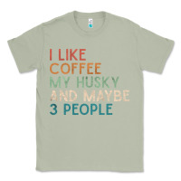 Matcha siberian husky dog i like coffee my husky and maybe 3 people vintage d Classic Tee - linhVisuals