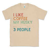 Mushroom siberian husky dog i like coffee my husky and maybe 3 people vintage d Classic Tee - linhVisuals