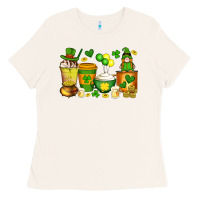 Bone st patrick's day coffee cups with gnome Ladies Tee - Artiststas