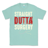 Seafoam straight outta surgery funny get well soon gifts post surgery supporti Classic Tee - linhVisuals