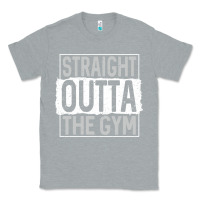 Heather Grey straight outta the gym Classic Tee - linhVisuals