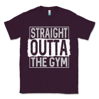 Plum straight outta the gym Classic Tee - linhVisuals