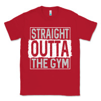 Red straight outta the gym Classic Tee - linhVisuals