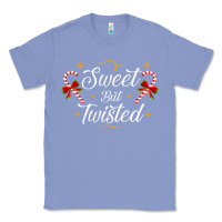 Colony Blue sweet but twisted candy cane christmas humor funny and cute gifts for Classic Tee - linhVisuals