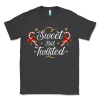 Smoke sweet but twisted candy cane christmas humor funny and cute gifts for Classic Tee - linhVisuals