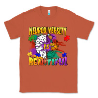 Copper Neurodiversity Is Beautiful Classic Tee - FaDigitalArtStudio