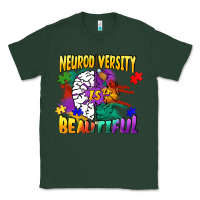 Sports Green Neurodiversity Is Beautiful Classic Tee - FaDigitalArtStudio