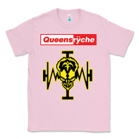 Bubblegum Pink Queensrÿche Classic Tee - linhVisuals