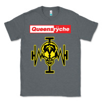 Charcoal Heather Queensrÿche Classic Tee - linhVisuals