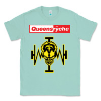 Seafoam Queensrÿche Classic Tee - linhVisuals
