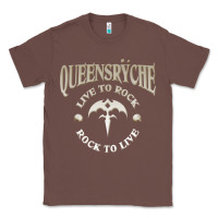 Chestnut ‘Qüëënsrÿche Live To ock Classic Tee - linhVisuals