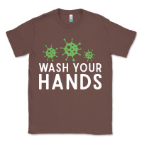Chestnut wash your hands green germs graphic Classic Tee - linhVisuals