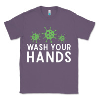 Lavender wash your hands green germs graphic Classic Tee - linhVisuals