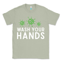 Matcha wash your hands green germs graphic Classic Tee - linhVisuals
