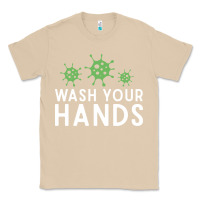 Mushroom wash your hands green germs graphic Classic Tee - linhVisuals