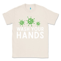 Natural wash your hands green germs graphic Classic Tee - linhVisuals