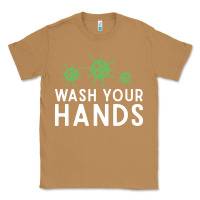 Toasted Coconut wash your hands green germs graphic Classic Tee - linhVisuals