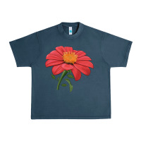 Midnight Navy del sol sunflower Urban Heavy Tee - LillyAllenDesigns