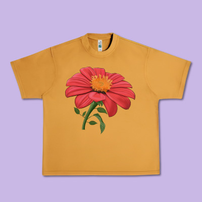 Del Sol Sunflower Urban Heavy Tee Designed By Lillyallendesigns
