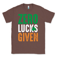 Chestnut zero lucks given funny st patricks day joke quote lucky shamrock irela Classic Tee - linhVisuals